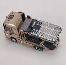 Load image into Gallery viewer, GCD 1:64 Gold Actros Gigaspace 4x2 Trailer Truck Model Diecast Metal Car New Collection
