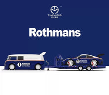 Load image into Gallery viewer, TM 1:64 Blue VW T1 992 GT3 Trailer Figure Sports Model Diecast Metal Car New Collection
