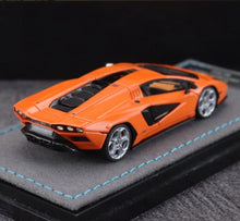 Load image into Gallery viewer, EC 1:64 Orange Countach LPI800-4 Racing Sports Model Diecast Resin Car New Collection
