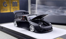 Load image into Gallery viewer, PGM 1:64 Matte Black RWB 993 Classic Sports Model Diecast Metal Car New Collection

