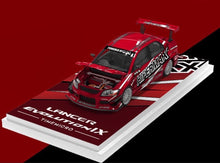 Load image into Gallery viewer, TM 1:64 JDM Lancer EVO 9 IX Hipermax Figure Sports Model Diecast Metal Car BN
