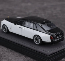 Load image into Gallery viewer, Banana 1:64 Black White Phantom VIII Centenary Model Diecast Metal Car New Collection
