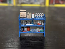 Load image into Gallery viewer, 1:64 Painted Figure Model Miniature Resin Sand Tool Cabinet Hammer Wrench Set Collection
