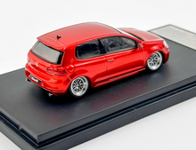 Load image into Gallery viewer, Maxwell 1:64 Red VW Golf GTI MK6 VIP BBS Sports Model Diecast Metal Car New Collection
