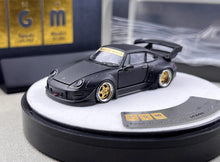 Load image into Gallery viewer, PGM 1:64 Matte Black RWB 993 Round Classic Sports Model Diecast Metal Car New Collection
