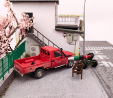 Load image into Gallery viewer, HF 1:64 Red Military LC79 J70 Single Cab Pickup Model Diecast Metal Car New
