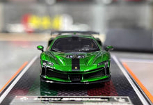 Load image into Gallery viewer, U2 1:64 Green SF90XX Stradale Racing Sports Model Diecast Resin Car New Collection
