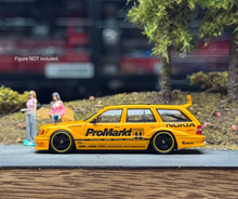 Load image into Gallery viewer, YS 1:64 Yellow S124 Wagon Widebody Sports Model Diecast Metal Car New Collection
