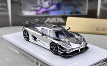 Load image into Gallery viewer, HKM 1:64 Electroplated Silver One 1 Racing Sports Model Diecast Metal Car New Collection
