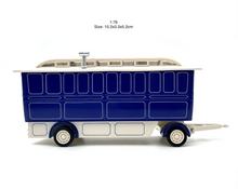 Load image into Gallery viewer, 1:76 Blue Trailer Caravan RV Classic Model Diecast Metal Car New Collection
