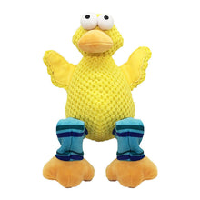 Load image into Gallery viewer, Dog Squeaky Toys Chew Puppy Fluffy Toy Durable Fabric Teeth Grinding PET Duck
