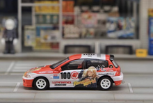 Load image into Gallery viewer, SW 1:64 JDM Red EG6 Civic SIR Idemitsu V2 Sports Model Diecast Metal Car New
