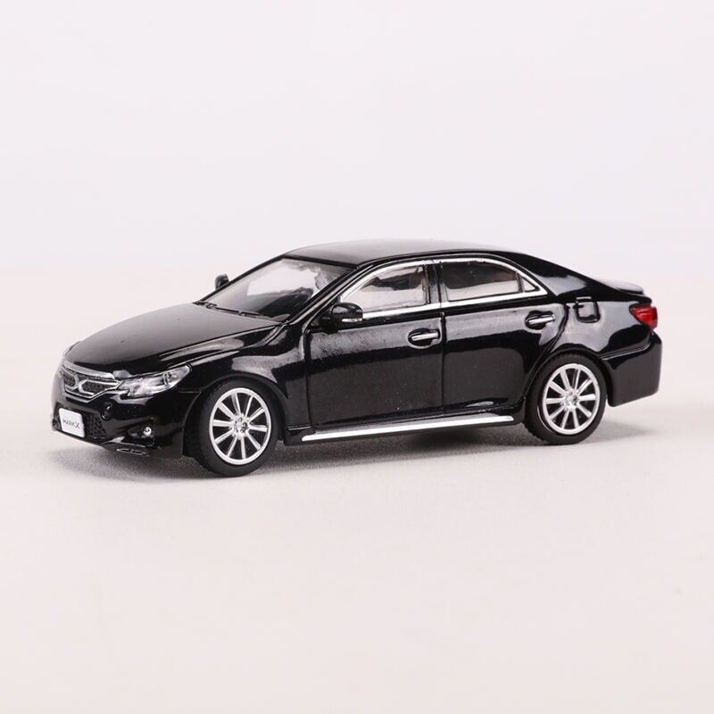 GCD 1:64 Black Toyota Reiz Mark X Racing Sports Sedan Model Toy Diecast Metal Car