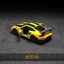 Load image into Gallery viewer, Bburago 1:64 Yellow 911 GT2 RS Racing Sports Model Diecast Metal Car New Collection

