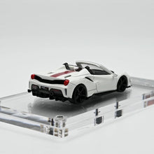 Load image into Gallery viewer, TPC 1:64 White Novitec 488 Convertible Sports Model Diecast Metal Car New Collection
