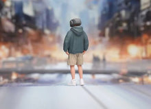 Load image into Gallery viewer, 1:64 Painted Figure Model Miniature Resin Diorama Sand Robot Man Boy Stand Toy
