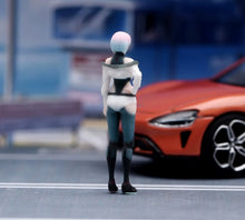 Load image into Gallery viewer, 1:64 Painted Figure Model Miniature Resin Diorama Toy Sand Futuristic Style Girl
