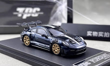 Load image into Gallery viewer, TPC 1:64 Blue 911 GT3 RS 992 Pursuit Sports Model Diecast Metal Car New Collection
