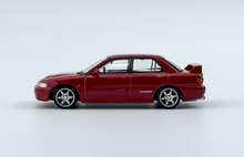 Load image into Gallery viewer, Tarmac 1:64 Red JDM Lancer GSR Evolution Sports Model Diecast Metal Car New Collection
