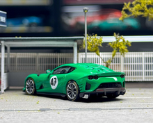 Load image into Gallery viewer, TOC 1:64 Green 812C FE812C #47 Coupe Sports Model Diecast Metal Car New Collection
