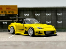 Load image into Gallery viewer, MT 1:64 JDM Yellow S2000 AP1 JS Racing Sports Model Diecast Metal Car New Collection
