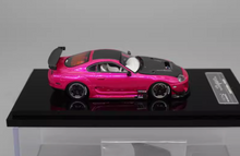 Load image into Gallery viewer, YM 1:64 JDM Pink Supra A80 JAZ80 Racing Sports Model Diecast Resin Car New Collection
