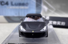 Load image into Gallery viewer, PK 1:64 Matte Black GTC4 Lusso Coupe Racing Sports Model Diecast Metal Car New Collection

