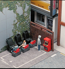 Load image into Gallery viewer, 1:64 Painted Figure Mini Model Miniature Resin Diorama Game Center Boy Playing New Scene
