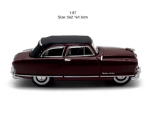Load image into Gallery viewer, 1:87 Black 1950 Nash Vintage Classic Sports Model Diecast Metal Car New Collection
