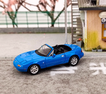 Load image into Gallery viewer, HJ 1:64 Blue JDM MX5 Miata Eunos Roadster Sports Model Diecast Metal Car New
