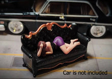 Load image into Gallery viewer, 1:64 Painted Figure Miniature Mini Resin Model Diorama Lady Sexy Laying Sofa Set
