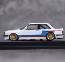Load image into Gallery viewer, CM 1:64 White Decal M3 E30 Coupe Widebody Sports Model Diecast Metal Car New Collection
