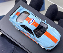 Load image into Gallery viewer, Fuji 1:64 Blue Gulf Skyline GTR R34 Z-Tune Sports Model Diecast Metal Car New Collection
