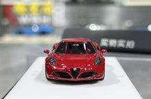 Load image into Gallery viewer, 1:64 CL Red Black Rims Romeo 4C Coupe Sports Model Diecast Resin Car New Collection
