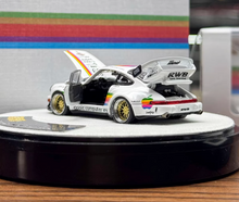 Load image into Gallery viewer, PGM 1:64 White Apple #89 RWB 964 Round Sports Open Model Diecast Metal Car New Collection
