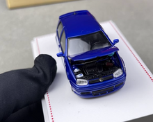 Load image into Gallery viewer, FH 1:64 Blue VW Golf GTI MK4 2 Doors Coupe Sports Model Diecast Metal Car New
