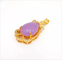 Load image into Gallery viewer, Nature Jade Water Drop Pendant Necklace Gift Jewelry charm Blessing Lucky New e
