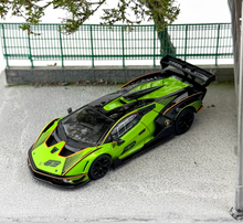Load image into Gallery viewer, HH 1:64 Green Essenza SCV12 Racing Sports Model Diecast Metal Car New Collection
