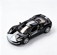 Load image into Gallery viewer, Bburago 1:64 Black 296 GTB Fiorano Sports Open Model Diecast Metal Car New Collection
