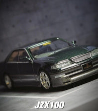 Load image into Gallery viewer, Tarmac 1:64 JDM Green Mark II JZX100 VERTEX Sports Model Diecast Metal Car New
