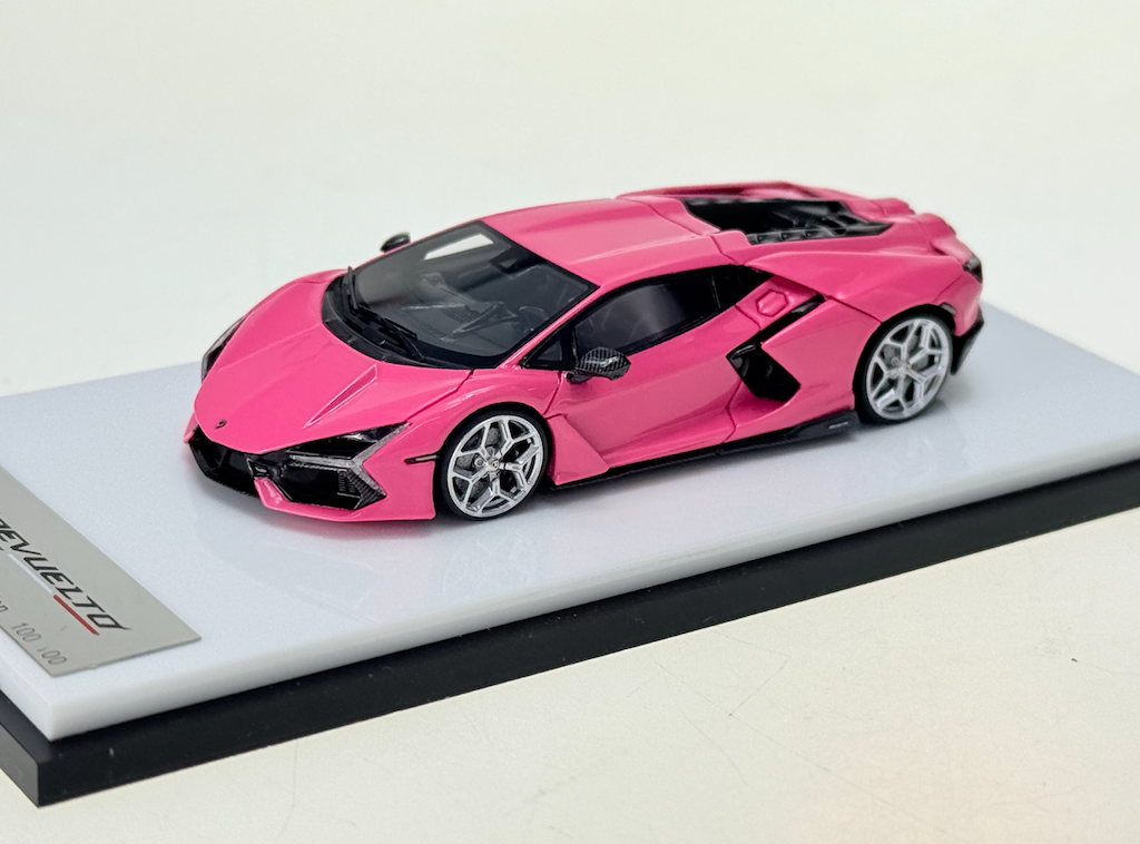 Zadie 1:64 Pink Revuelto LP744 Sports Model Diecast Resin Car New Collection