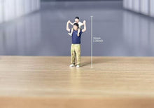 Load image into Gallery viewer, 1:64 Painted Figure Model Miniature Resin Diorama Sand Father and Son Man Boy
