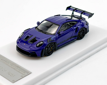 Load image into Gallery viewer, LMLF 1:64 Dark Blue 911 992 GT3 RS Sports Model Diecast Metal Car New Collection
