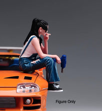 Load image into Gallery viewer, 1:24 Painted Figure Model Miniature Resin Diorama Mechanic Woman Repair Worker B
