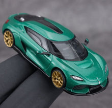 Load image into Gallery viewer, Tarmac 1:64 Green Gemera Sports Model Diecast Metal Car New Collection
