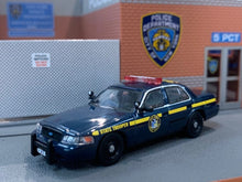 Load image into Gallery viewer, 1:64 596 Blue State Trooper Police Crown Victoria CV Model Diecast Metal Car
