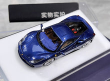 Load image into Gallery viewer, 1:64 CL Blue 488 GTB Hard Top Sports Model Diecast Resin Car New Collection
