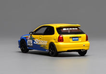 Load image into Gallery viewer, MH 1:64 Yellow Civic Type R EK9 Spoon Sports Model Diecast Metal Car New Collection
