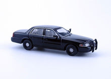 Load image into Gallery viewer, 596 1:64 Black CV CROWN VICTORIA Sedan Police Model Diecast Metal Car New Collection
