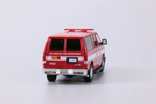 Load image into Gallery viewer, 1:64 596 Red LA Fire E350 Super Duty Wagon Van Model Diecast Metal Car New Collection
